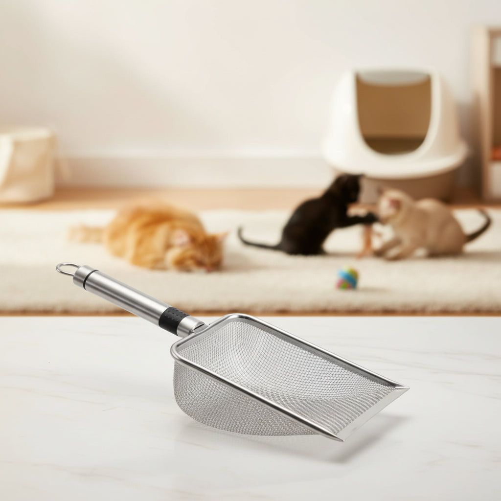 Premium RVS Kattenbakschep