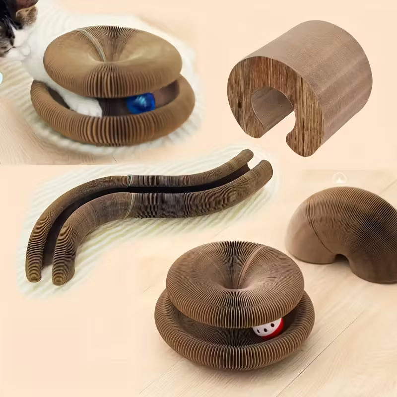 Magische Kattenspeel Tunnel & Krabplank