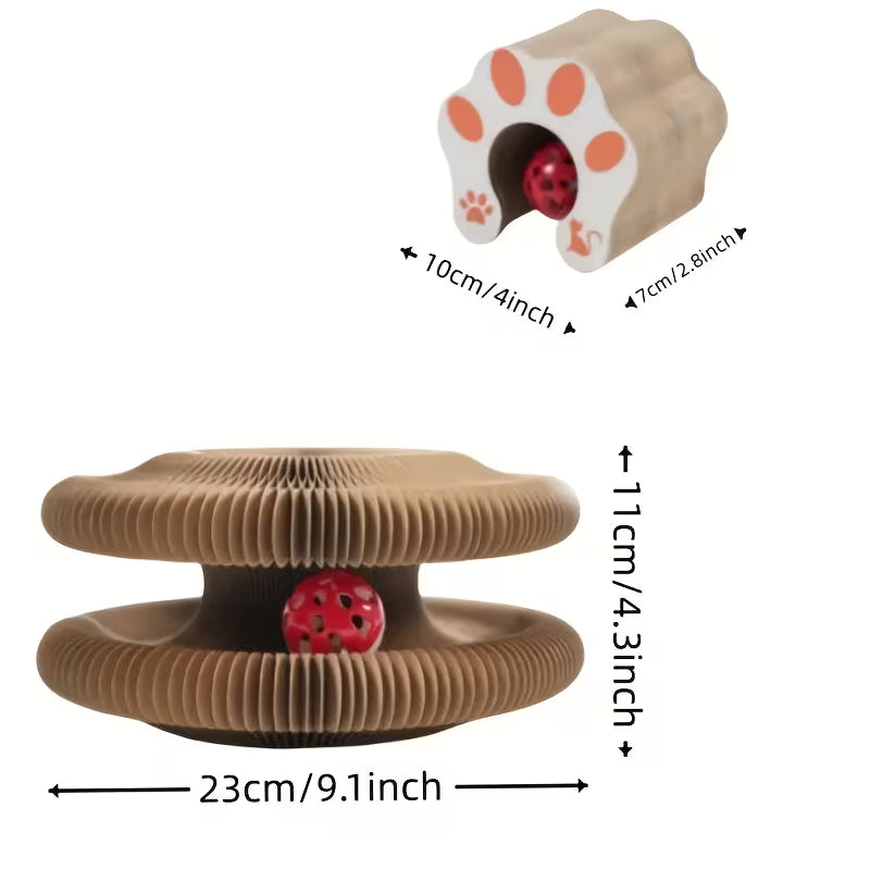 Magische Kattenspeel Tunnel & Krabplank