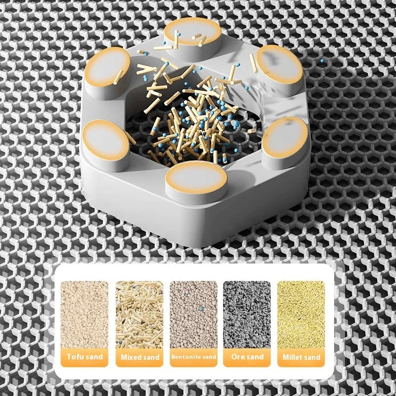 Premium Dubbel Laags Kattenbakmat – Waterdicht & Antislip