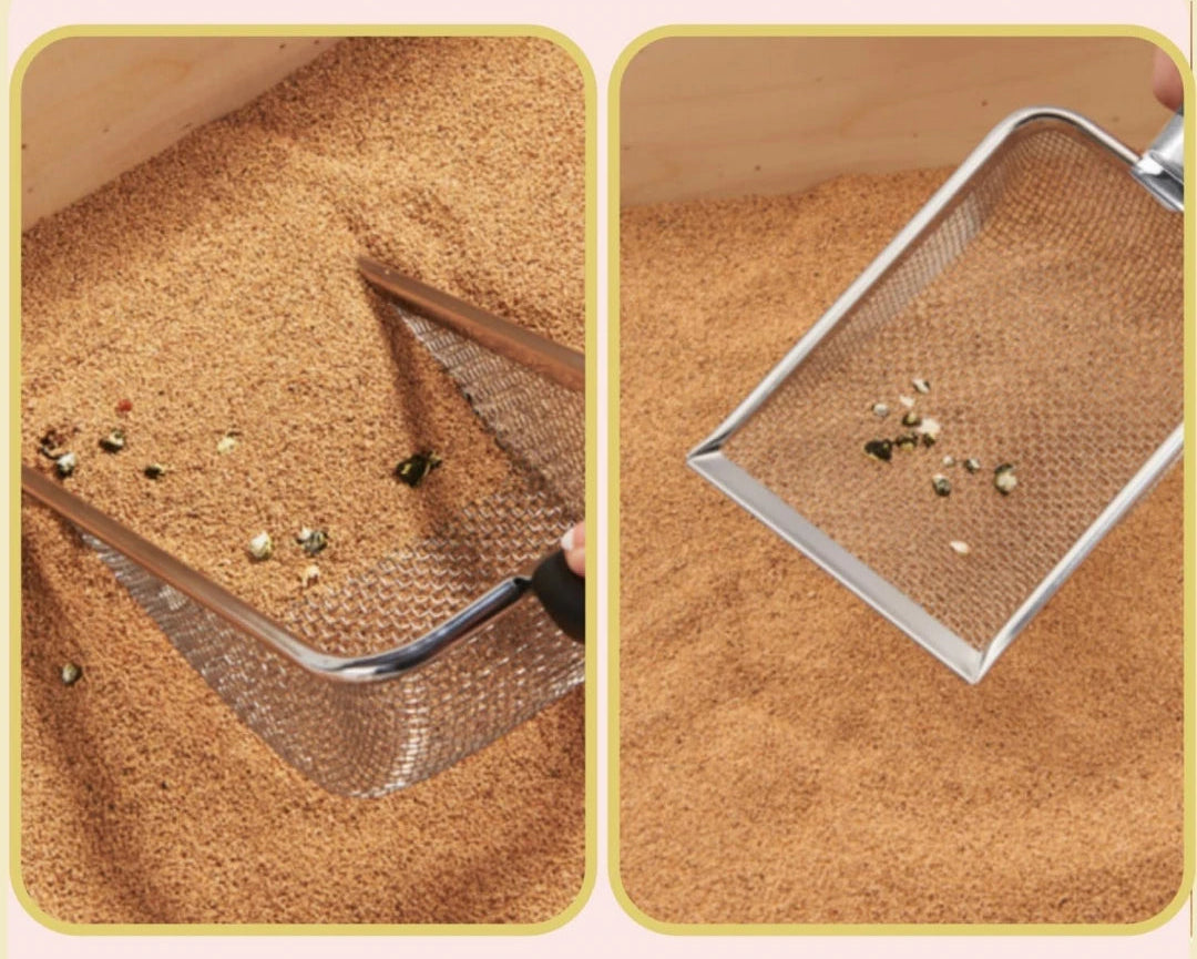 Premium RVS Kattenbakschep