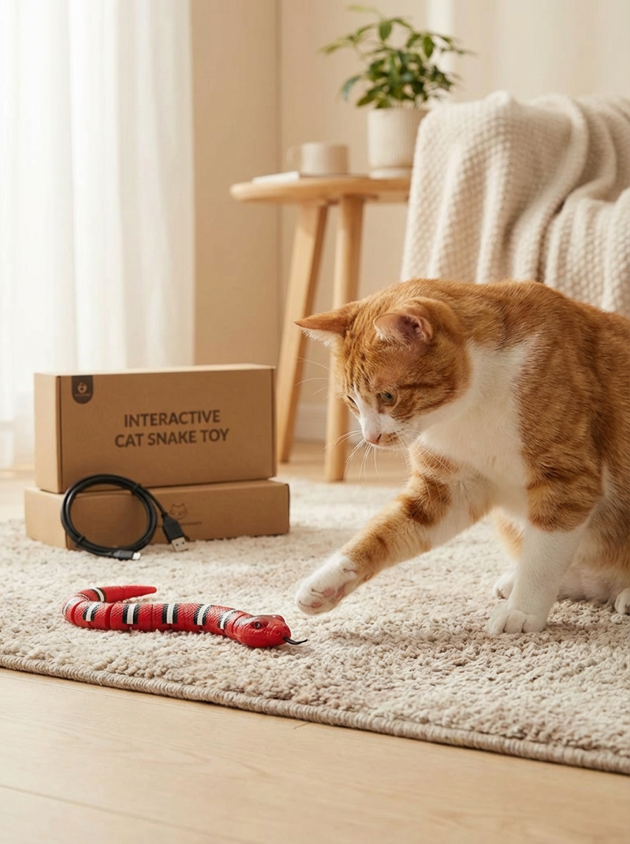 SensoSnake™ – Realistische Bewegende Jachtslang