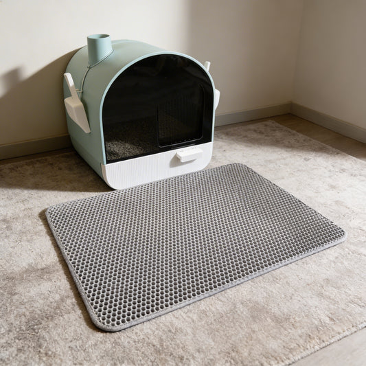 Premium Dubbel Laags Kattenbakmat – Waterdicht & Antislip