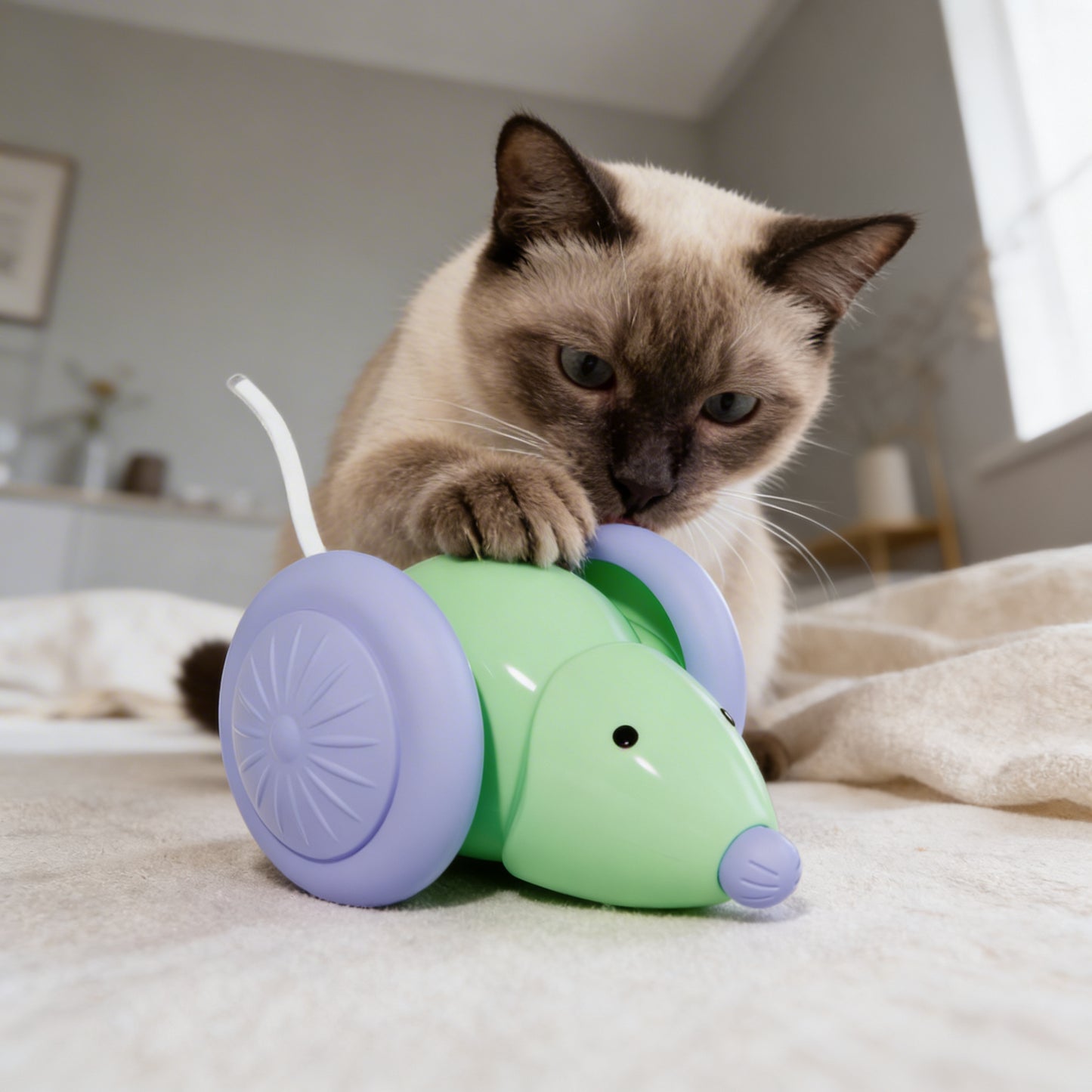 Interactief kattenspeeltje